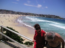 sue and top of head of geoff